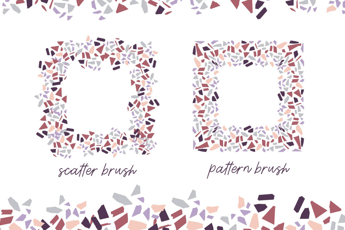Terrazzo Vector Brushes, a Brush Add-On by Pulpixel Design (Photo 2 of 8)