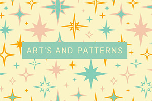 50s Mid Century Patterns Pack