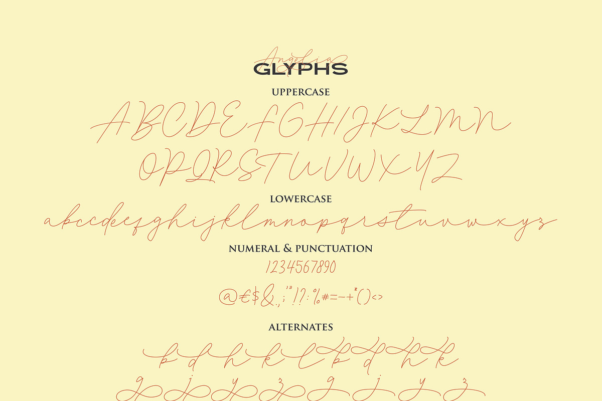Angelia Font Duo preview 7