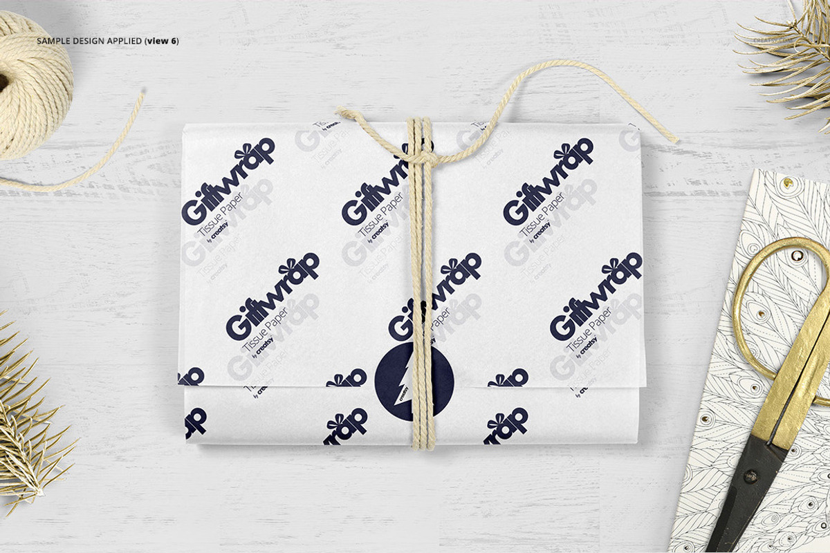 Wrapping Tissue Paper Mockup Bundle, a Pens & Pencil Mockup by creatsy5 (Photo 7 of 19)