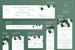 Banners Pack Art Lessons