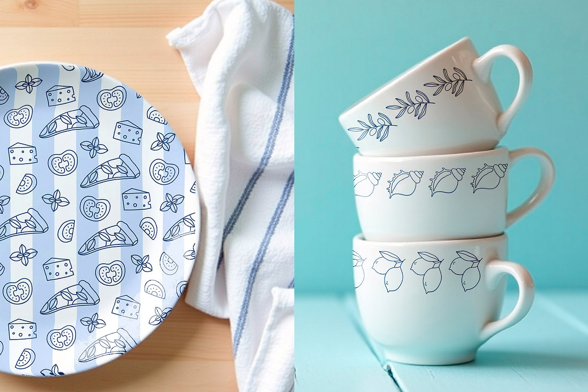 Italian Summer line art, an Object Illustration by yarynabo (Photo 12 of 13)