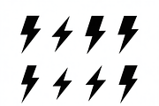 A bold set of lightning bolt icons, an Illustration by Amazin_art (Thumbnail 6 of 13)