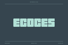 Ecoses - Modern Display Typeface