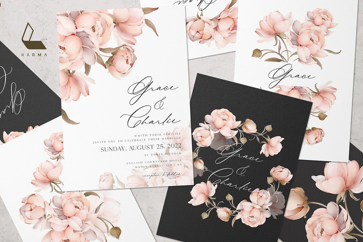 1K+ Belle Watercolor Floral Bundle, an Illustration by Karma (Photo 44 of 54)