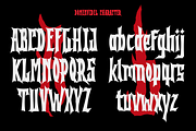 Domenvidel Blackmetal Font, a Blackletter Font by madeDeduk (Thumbnail 2 of 10)
