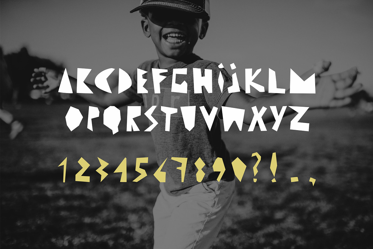 CUT ME if you can. Uppercase font. preview 5