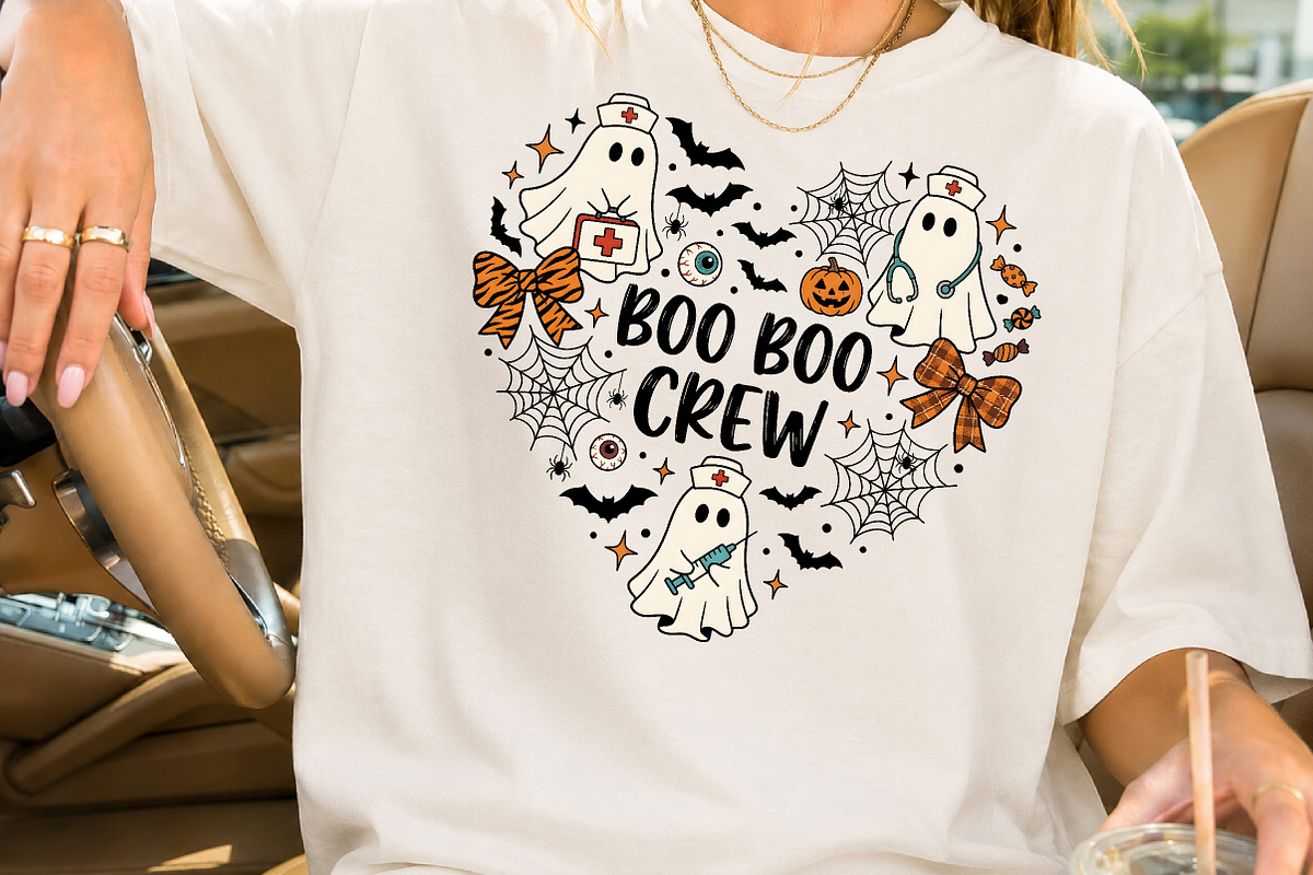 Boo Crew Halloween Sublimation, a Seasonal Illustration by Rose Art (Photo 2 of 5)