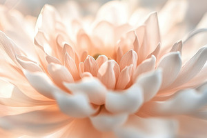 Blurred Flower Bathed, Ethereal Glow, a Nature Photo by Virgo Studio