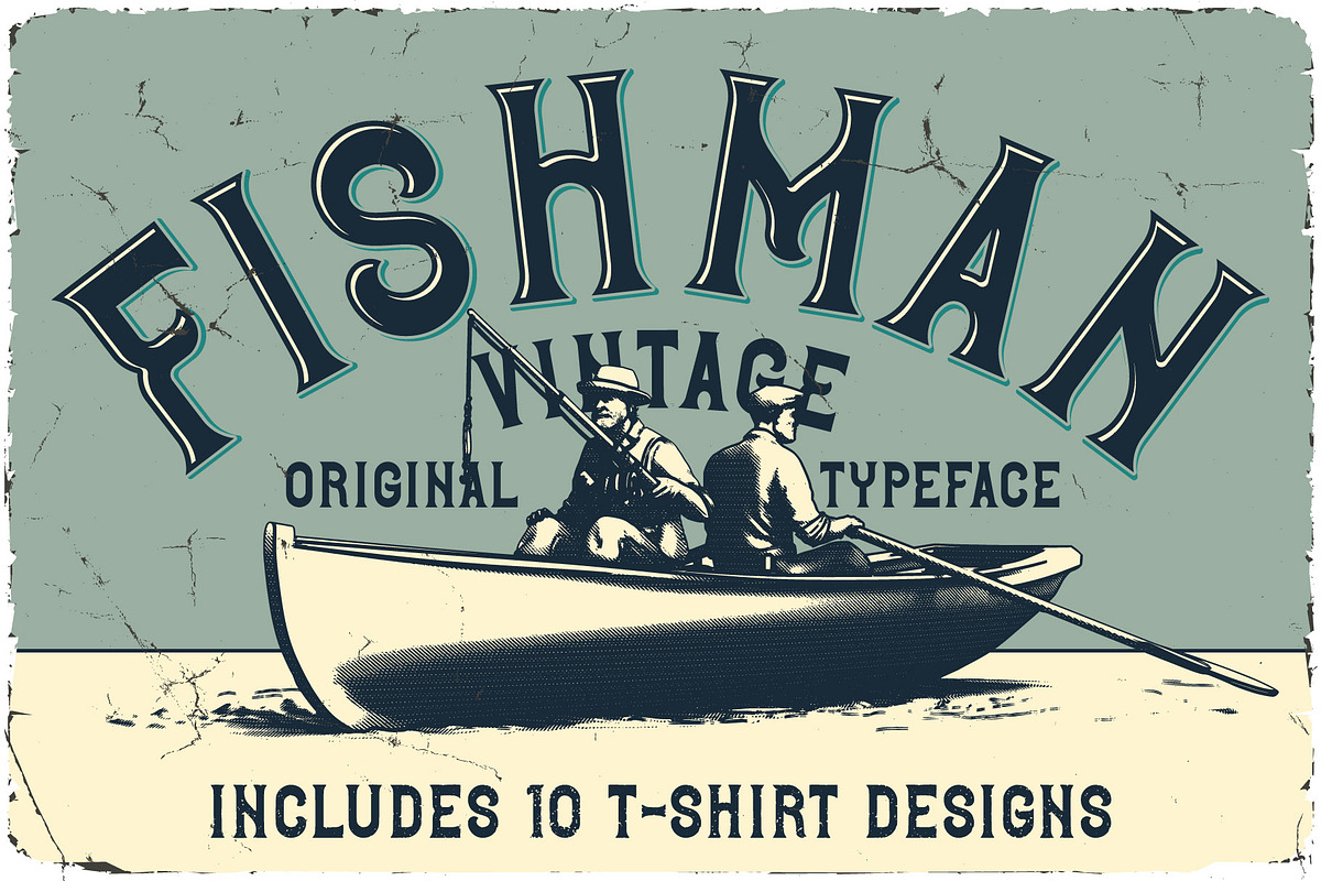 Vozzy Font Bundle | 24 typefaces, a Symbol Font by Vozzy Vintage Fonts (Photo 11 of 25)