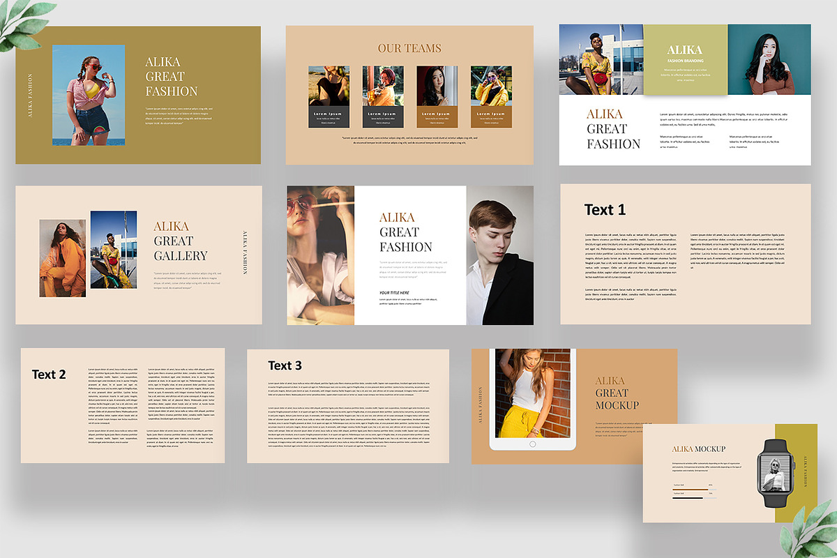 Alika Branding Keynote, a Presentation Template by Infinity Vector Studio (Photo 3 of 5)