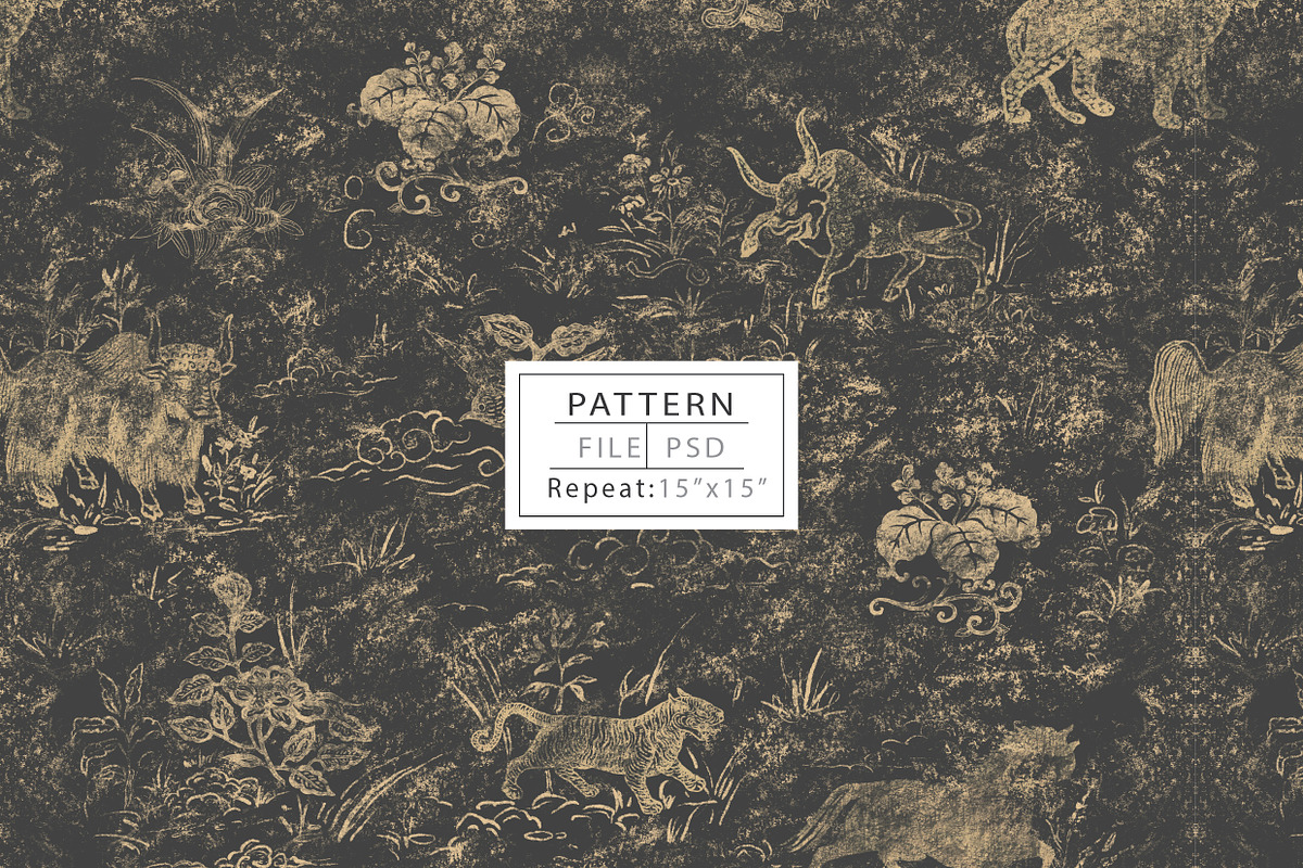 Vintage Chinoiserie, a Pattern Graphic by Print Diaries (Photo 1 of 4)