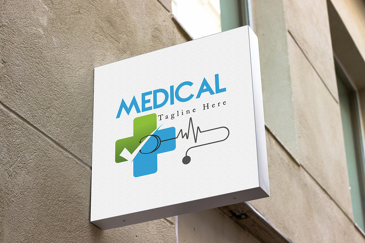 Health Care Logo Design Template, a Branding & Logo Template by YUDesignStore (Photo 2 of 6)