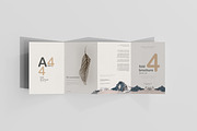 A4 Size Four Fold Brochure Mockup, a Print Template by pmvch (Thumbnail 2 of 20)