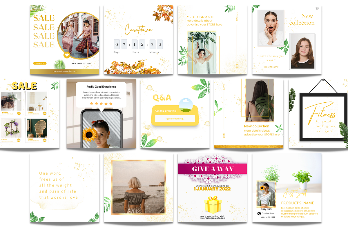 Instagram Templates Neutral, a Social Media Template by Meoww_Design (Photo 5 of 6)