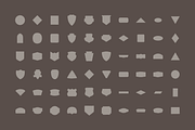 Vintage Badges Vector Shapes, an Object Graphic by pawellpi (Thumbnail 6 of 6)