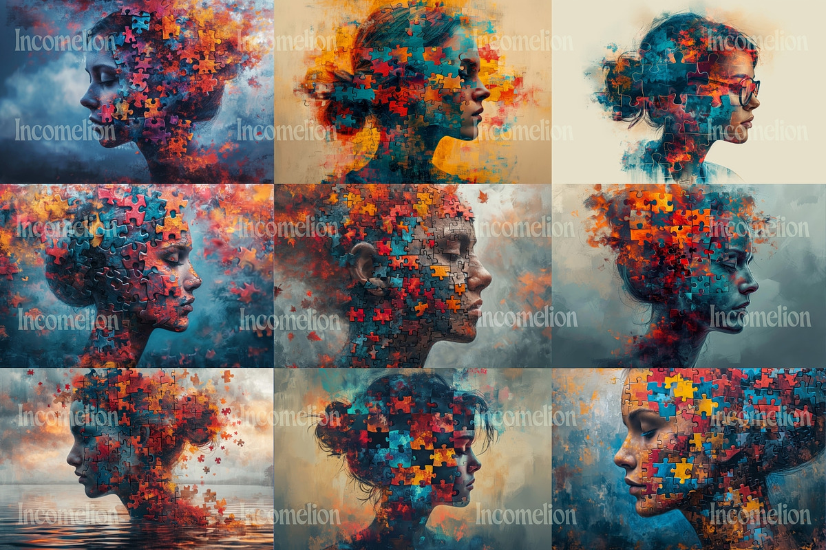 25 Puzzled Mind Illustrations, a Person Illustration by Incomelion (Photo 9 of 9)