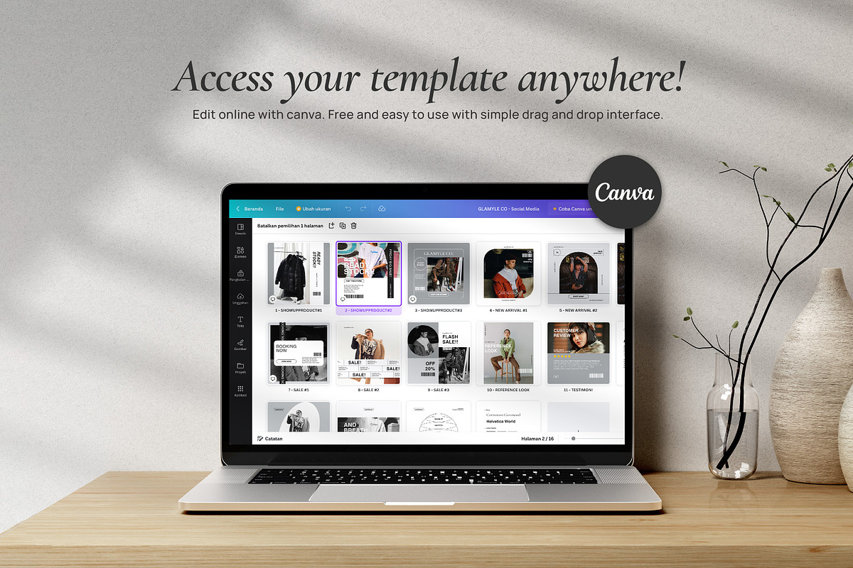 Glamyle | Fashion Instagram Post, a Social Media Template by prajapixels (Photo 5 of 6)