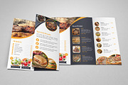 Food Menu Trifold Brochure, a Brochure Template by SamiSimply7 (Thumbnail 3 of 3)