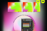 Retro 90s Gradients + Bonus Graphics, a Texture Graphic by angelainthefields (Thumbnail 8 of 8)