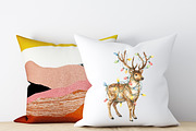Quirky Reindeer Funny Moose Clipart, a Graphic by designcity5 (Thumbnail 5 of 5)