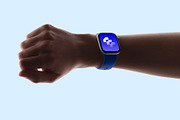 24 Watch Series 11 in Hand Mockups, a Wearable Device Mockup by Asylab (Thumbnail 20 of 107)