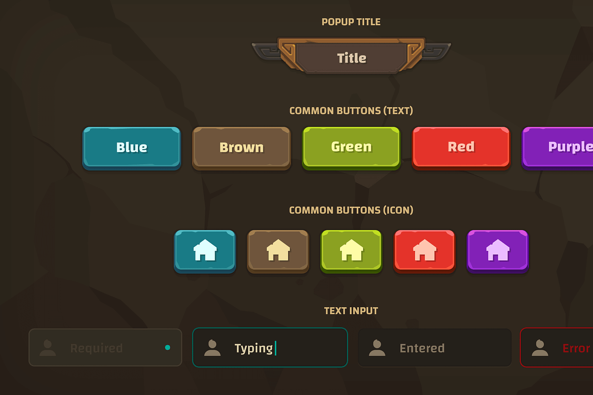 GUI - The Stone, an UI Kit Template by LAYERLAB (Photo 7 of 31)