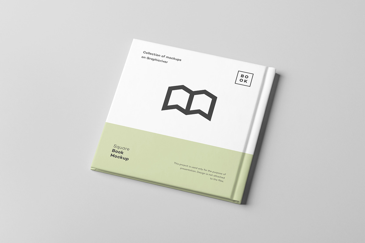 Square Book Mock up 2, a Books & Magazine Mockup by Yogurt86 (Photo 9 of 18)