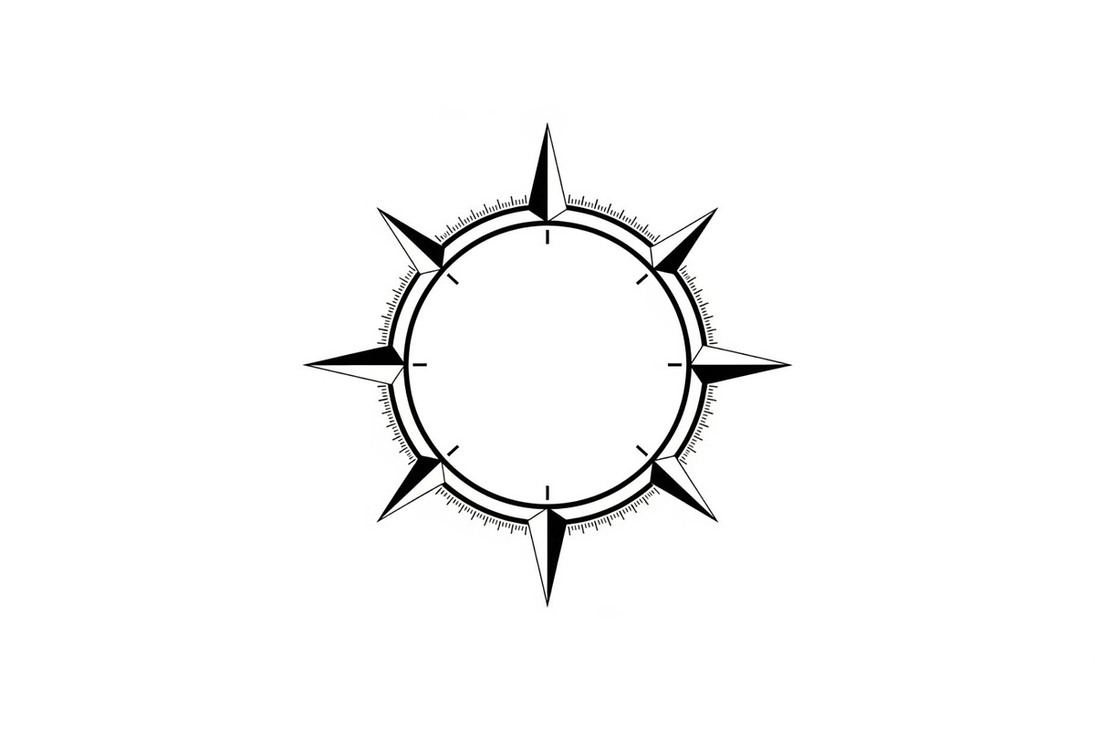 Vintage Compass Rose SVG Bundle, an Illustration by yasushie (Photo 7 of 29)