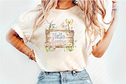 Spring Wooden Signs Clipart, an Illustration by Watercolor design (Thumbnail 6 of 12)