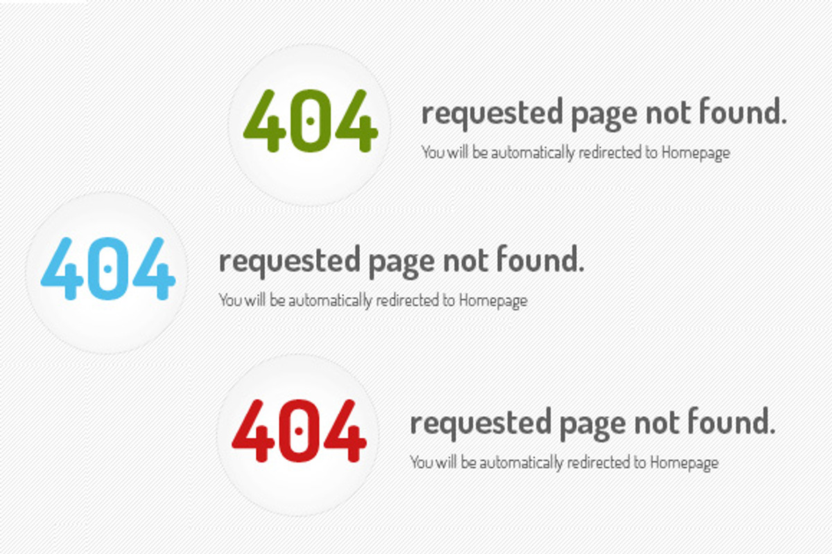 Error pages, a Templates & Theme by Knofe (Photo 1 of 4)