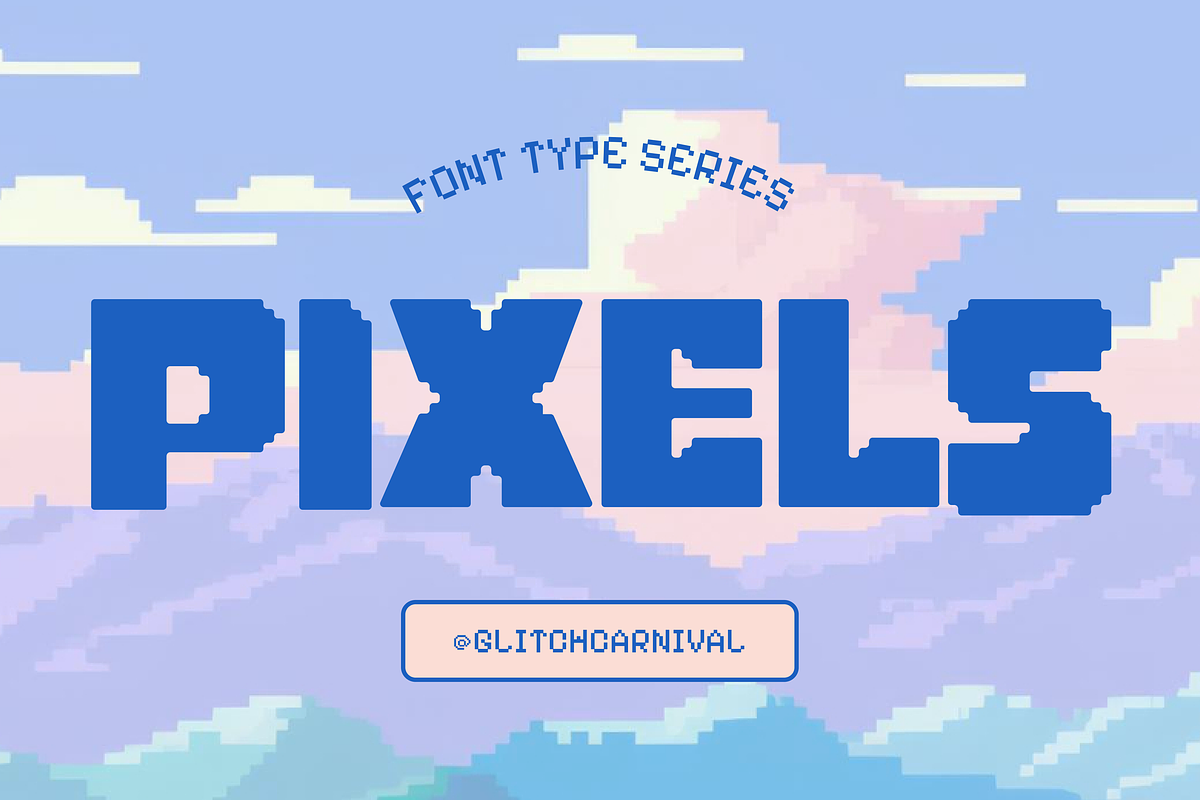Glitch Carnival – Retro Display Font, a Sans Serif Font by Studio Moara (Photo 4 of 8)