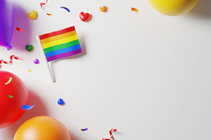 Pride month banner design, a Seasonal Illustration by ArtBackground
