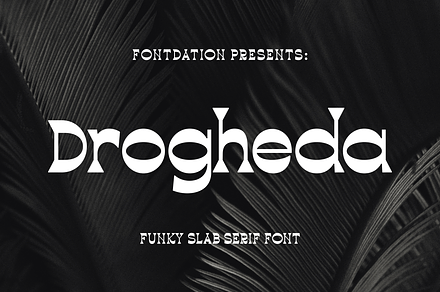 Drogheda | Funky Slab Serif Font, a Slab Serif Font by Twicolabs Fontdation