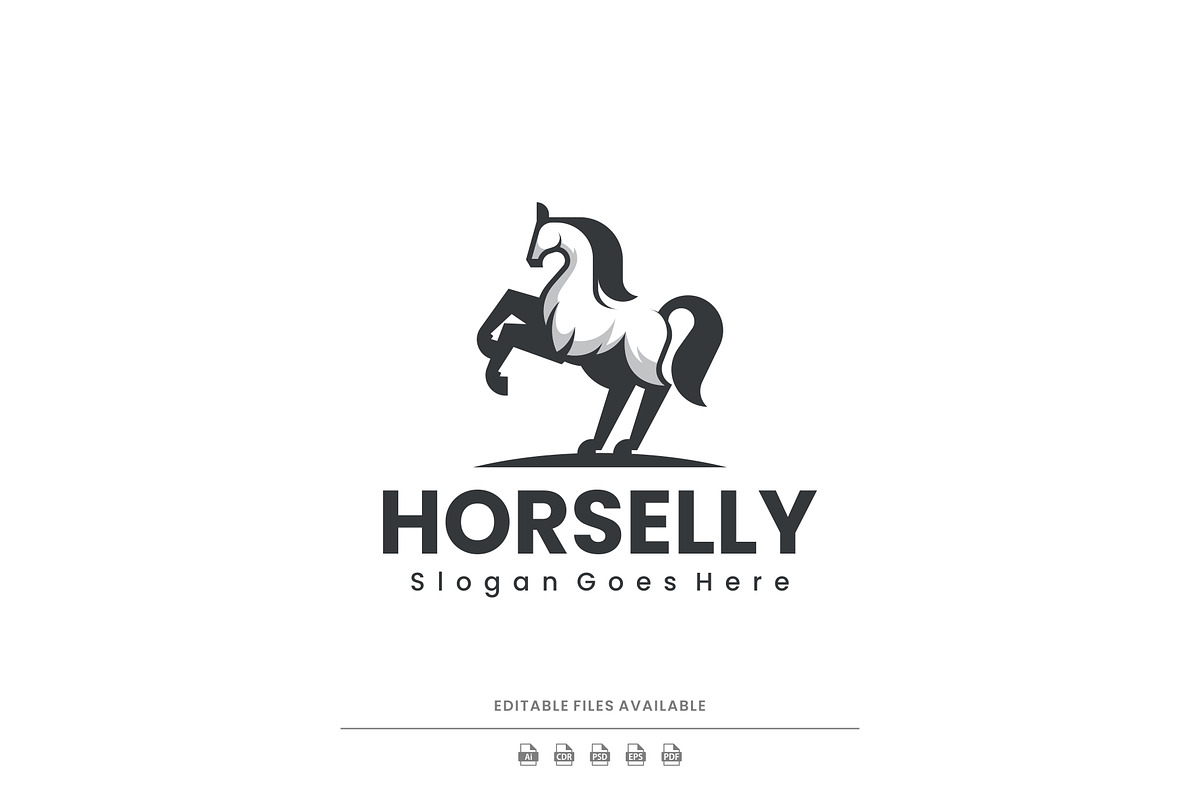 Minimalist Horse Logo Design, a Branding & Logo Template by Artnivora.Std (Photo 1 of 2)