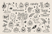 Happy Halloween doodle collection, an Object Graphic by Irina Avdeeva (Thumbnail 3 of 10)