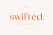 Swifted - Chic & Stylish Sans, a Sans Serif Font by Sarid Ezra (Thumbnail 2 of 10)