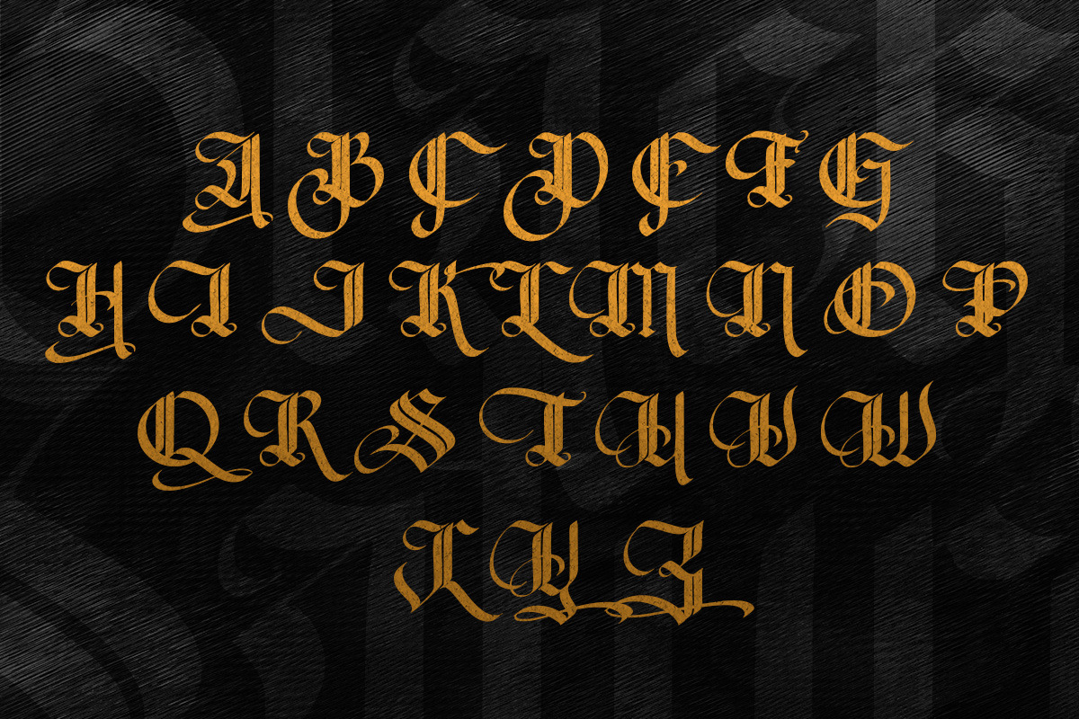The Black Saturday Blackletter Font, a Blackletter Font by Vampstudio (Photo 12 of 13)