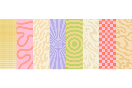 Psychedelic groovy hippie pattern