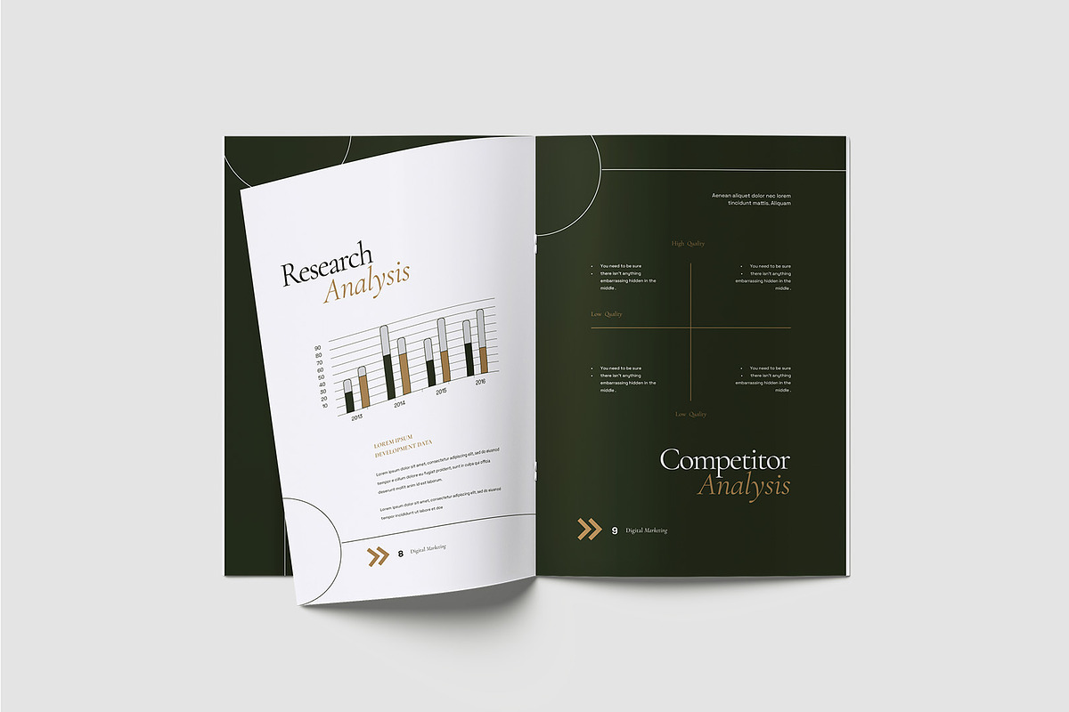 Project Digital Marketing Template, a Brochure Template by TMint Play (Photo 3 of 8)