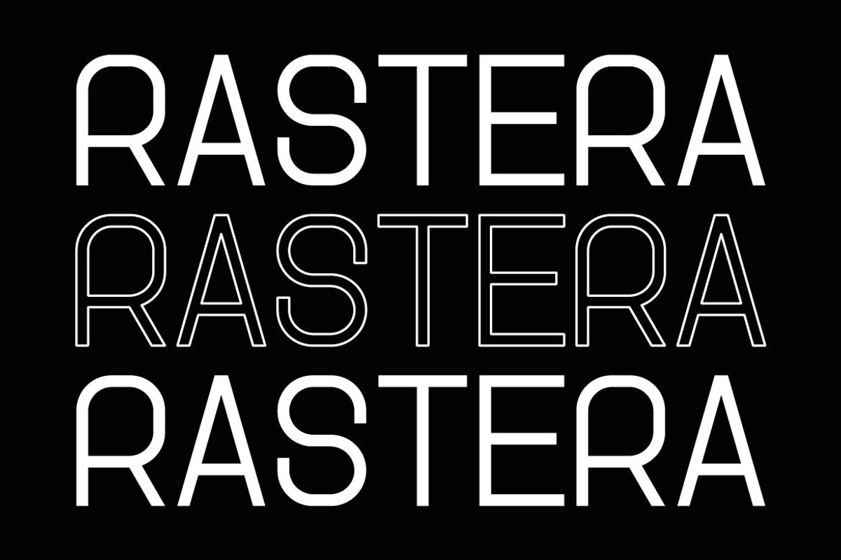 Rastera – Minimalist Sans Serif, a Sans Serif Font by Artiveko (Photo 4 of 8)