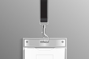Blank ID card badge mockup, an Object Illustration by Yayasya (Thumbnail 3 of 3)