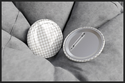 Round Pin Badge Mockup, a Merchandise Mockup by Muhazdinata (Thumbnail 3 of 9)