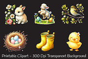 Simple Easter & Spring Clipart, an Illustration by RobertsArt (Thumbnail 7 of 7)