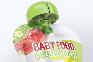 Baby Food Spout Pouch 8 Mock-Up