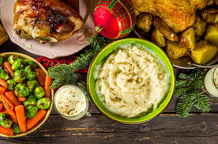 Festive Christmas dinner table, a Food & Drink Photo by Rimma