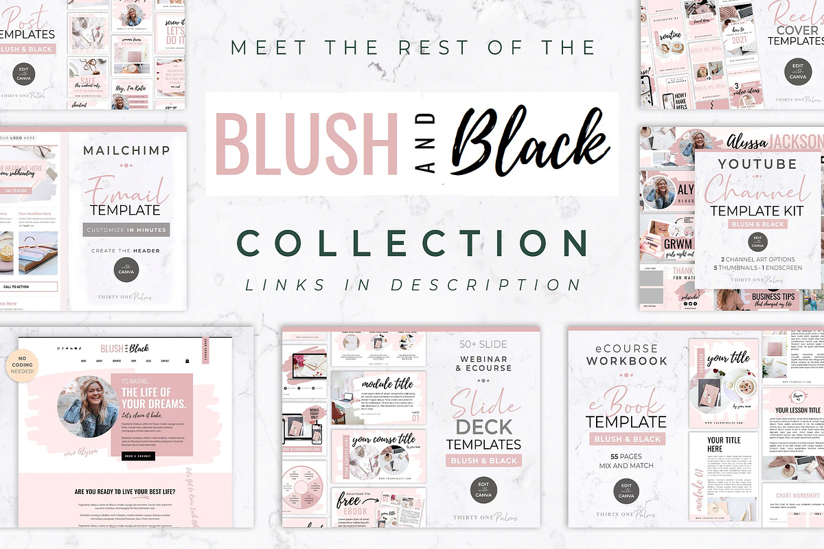 Instagram Stories for Canva | Blush, a Social Media Template by Thirty One Palms Studio (Photo 9 of 9)