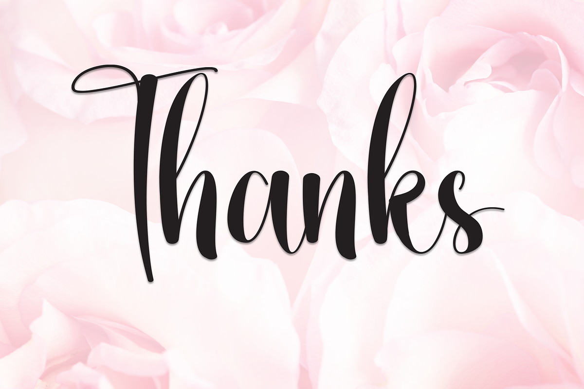 Blushing | Script Font, a Handwritten Font by Scratchones (Photo 8 of 8)
