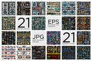 Ethnic-Inspiredf Tribal Pattern Set, a Pattern Graphic by Vibrand Studio (Thumbnail 11 of 12)