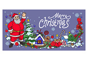Christmas Greeting Card Illustration, a Decorative Illustration by singpentinkhappy (Thumbnail 7 of 10)